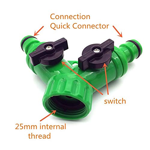 Accesorios de plomería y conectores de manguera de 2 vías con rosca G3/4 3