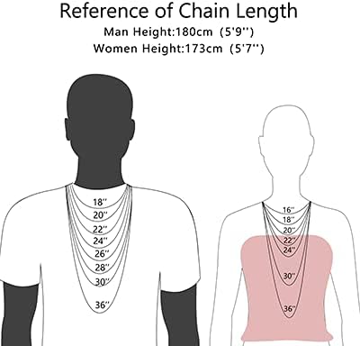 Miniatura 7 de U7 Figaro Chain, Twisted Rope Chain, Men Stainless Steel Necklace,3mm,5mm,6mm,9mm 18K Gold Plated Chains Necklaces for Boys & Women 16"-30"