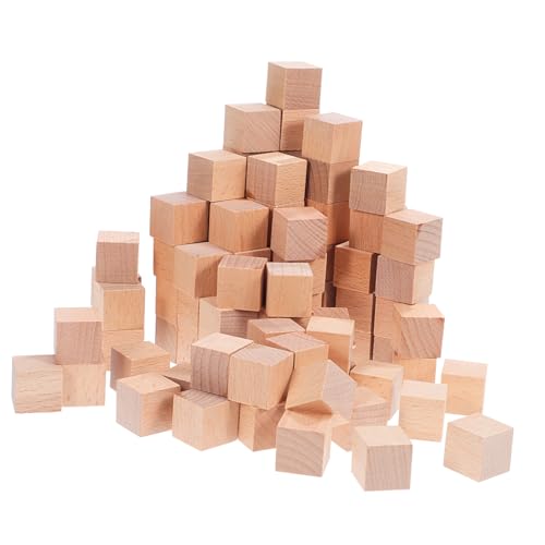 Cubes carrés bois pour remplacer le plastique dans les jeux d'éveil