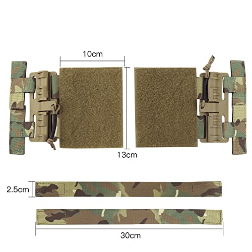 Tactical Cronex Molle Vest Quick Release Buckle Set, Quick Disconnect Cummerbund Adapters For Jpc Cpc Ncp Xpc 420 Vest #TOP3