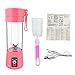 USB Rechargeable Portable Blender, Single Serve, Pink, 380ml (FDA, BPA Free) by ECPURCHASE