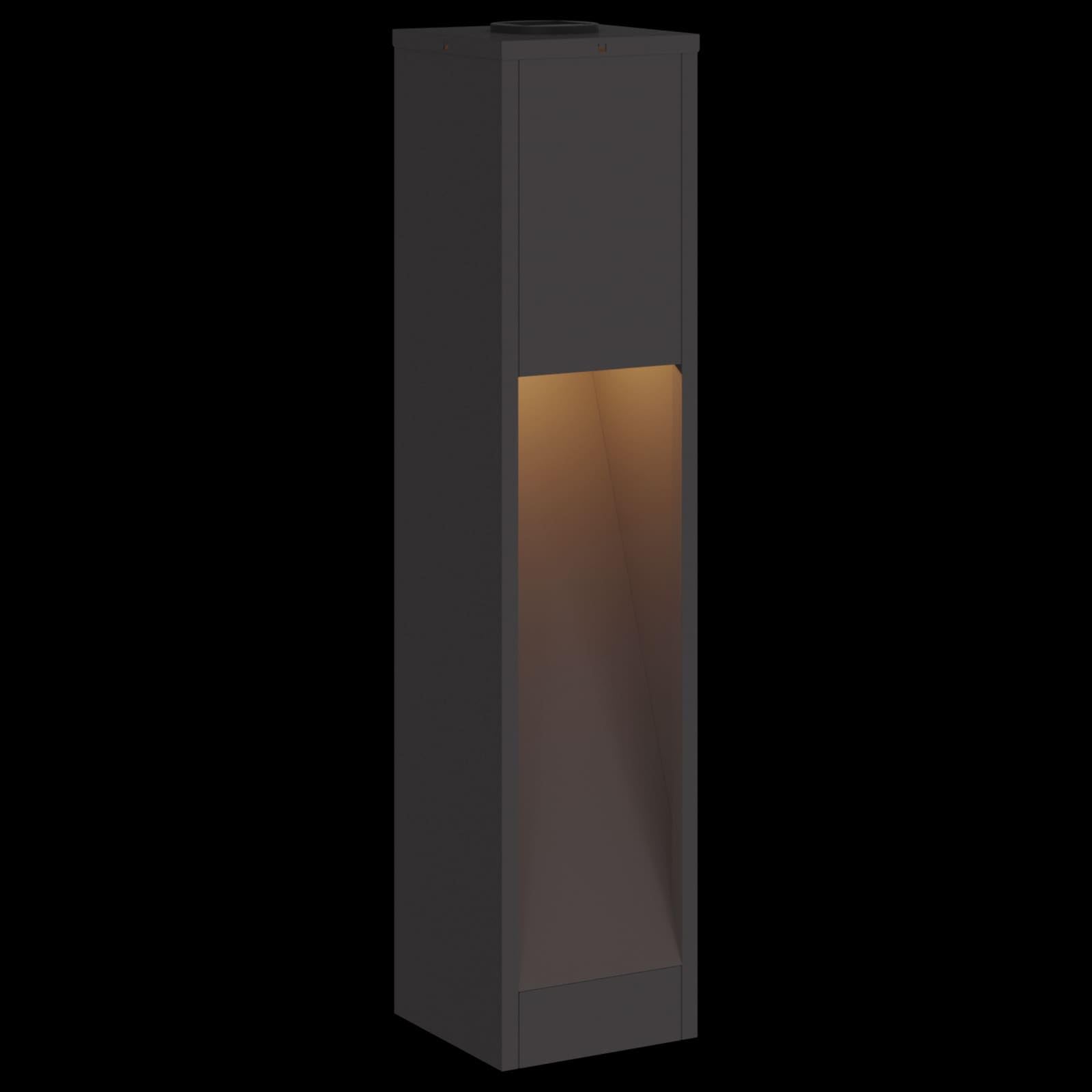 vidaXL Solar LED Wegeleuchte 2 STK. Warmes Weiß 18 x 18 x 80 cm