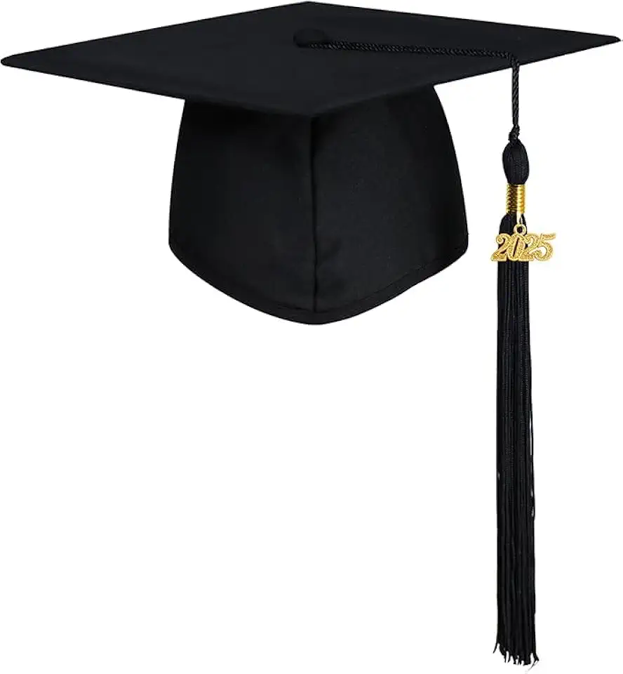 Graduation Cap 2026 Adults Graduation Hat with Tassel High School Bachelor Master 3 Colors