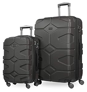 Hauptstadtkoffer - X-Kölln - Set of 2 Hard-side Luggages Trolley Expandable Suitcase 4 Wheel Spinner, TSA Lock, (S/L), Graphite