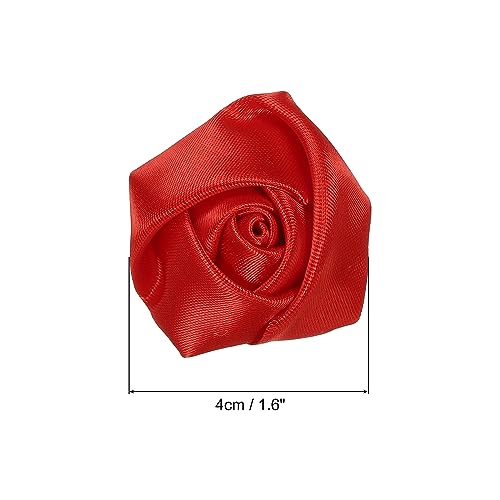 PATIKIL 1.6" Satin Ribbon Roses - Image 2