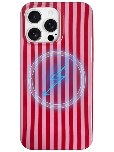 Coque iPhone 14 Pro Max MagSafe en TPU souple antichoc à rayures chic