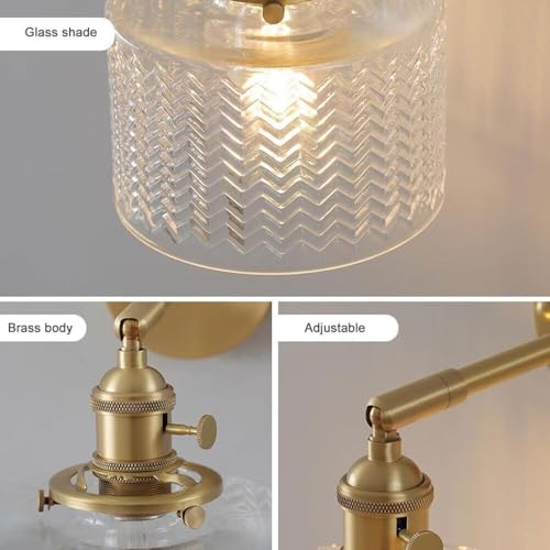 Liseuse murale orientable gain de place avec interrupteur pour lit sans table