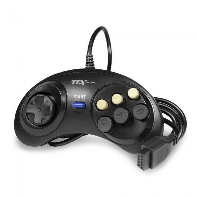 Amazon.com: KMD RetroPad Megadrive 6 Button Wired Controller