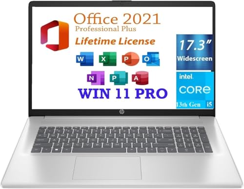 HP (�G�C�`�s�[) �r�W�l�X�m�[�g�p�\�R�� 17.3�C���` HD+ �f�B�X�v���C ��13���� Intel Core i5-1334U �v���Z�b�T�[ �����̃��C�t�^�C���I�t�B�X2021 ������ Windows 11 Pro (�V���o�[�A16GB RAM |