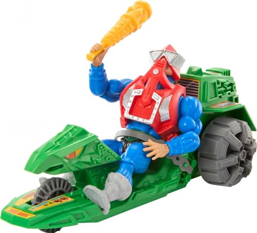 Masters of the Universe Masters del Universo MOTU Origins Ground Ripper con Mekaneck Figura de acción con vehículo y accesorios, juguete +6 años (Mattel HKM62)