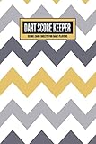  Dart Score Keeper Score Card Sheets for Dart Players: Scoring Record Book Log  Cricket, 301 & 501 Games  Accessory for Beginners, Advanced & Tournament Play Includes Outchart