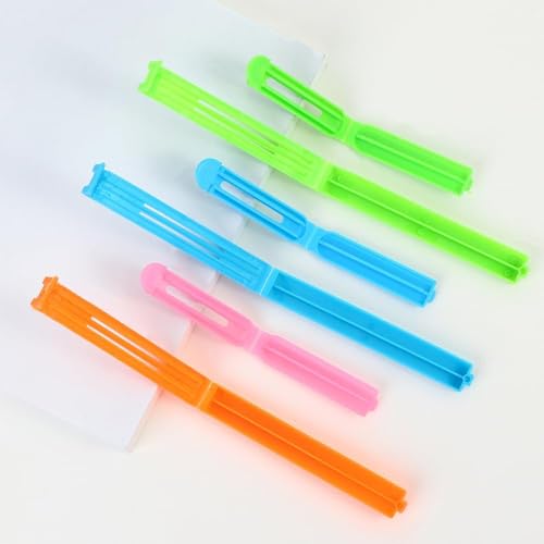10 Pcs Multicolour Plastic Sealer Clamp Tool Bag Clips, Sealing Clips Bag Fresh-Keeping Clamp Sealer Home Kitchen Tool Specialty Appliances(11cm)