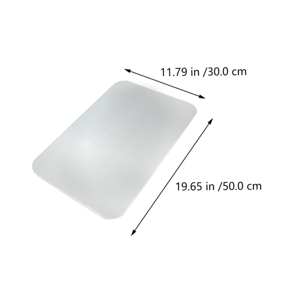 CLISPEED Wärmeableitende Kühlmatte aus Aluminium 50x30cm für Haustiere Schnell Kühlend geeignet für Meerschweinchen und Hamster