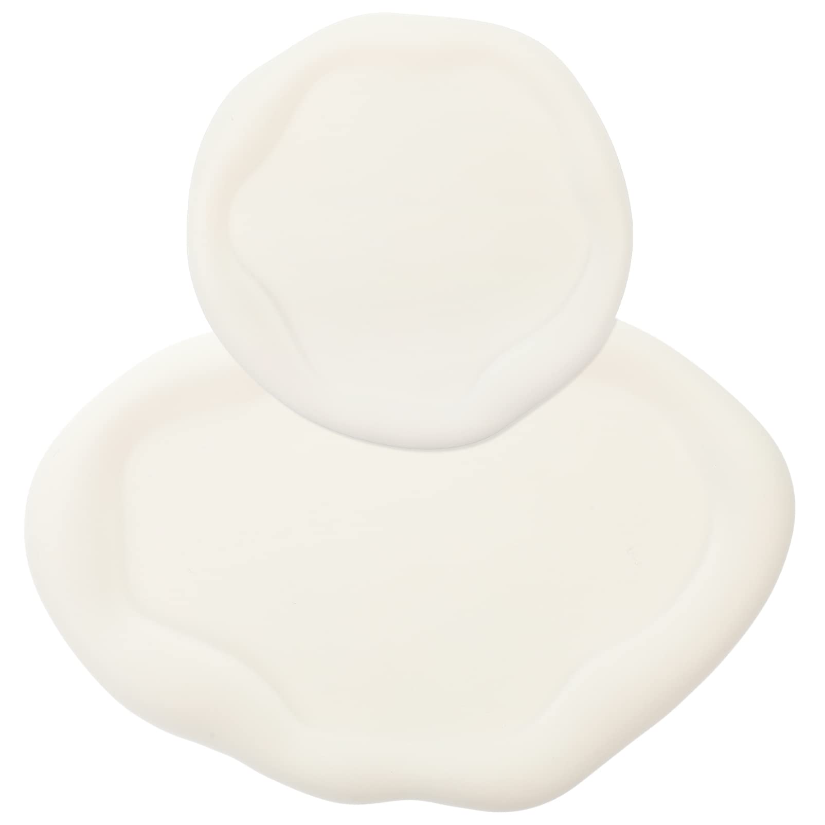 Alipis Ceramic Jewelry Tray 2pcs Jewelry Dish Cloud Shape Plaster Jewelry Trays Ring Holder Dish Aesthetic Bracelet Necklace Display Plate Trinket Tray for Women Girls Wedding Table Decor