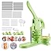 Produktbild VEVOR Buttonmaschine Knopfmachermaschine Badge Punch Press 32/58 mm rund, Pinmaker mit 200 Knopfteilen & Kreisschneider & Zauberbuch & verstärkter ergonomischer Griff, DIY Badge Press Machine grün