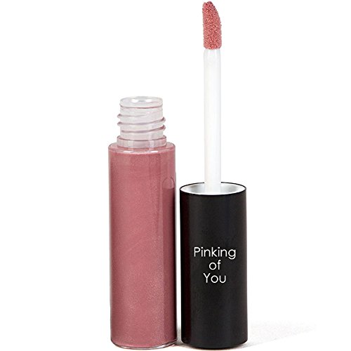 Liquid Lip Gloss Makeup With Applicator Wand In Long Lasting Glossy Gorgeous Colors - Lipstick & Moisturizer Balm In One, Packed With Essential Oils & Minerals - Pinking Of You