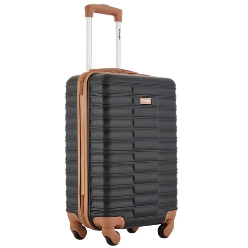Image of Wrangler 22 inch Outrider Hardside Carry-On Luggage, Black