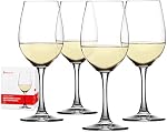 Spiegelau Winelovers Verre à vin blanc, ensemble de 4(4090182)