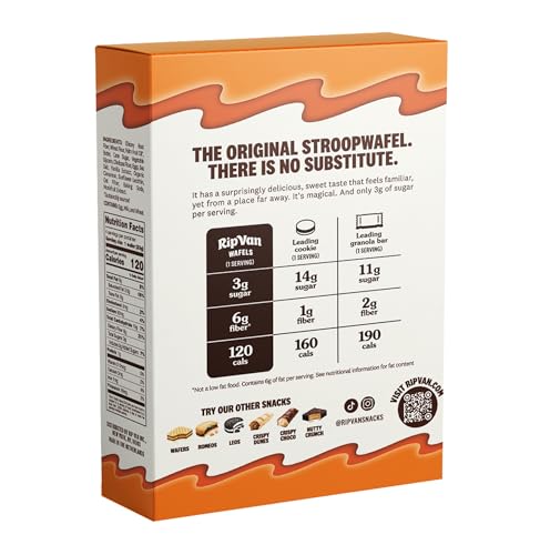 Image of RIP VAN WAFELS Dutch Caramel & Vanilla Wafel Cookies, 4.64 OZ
