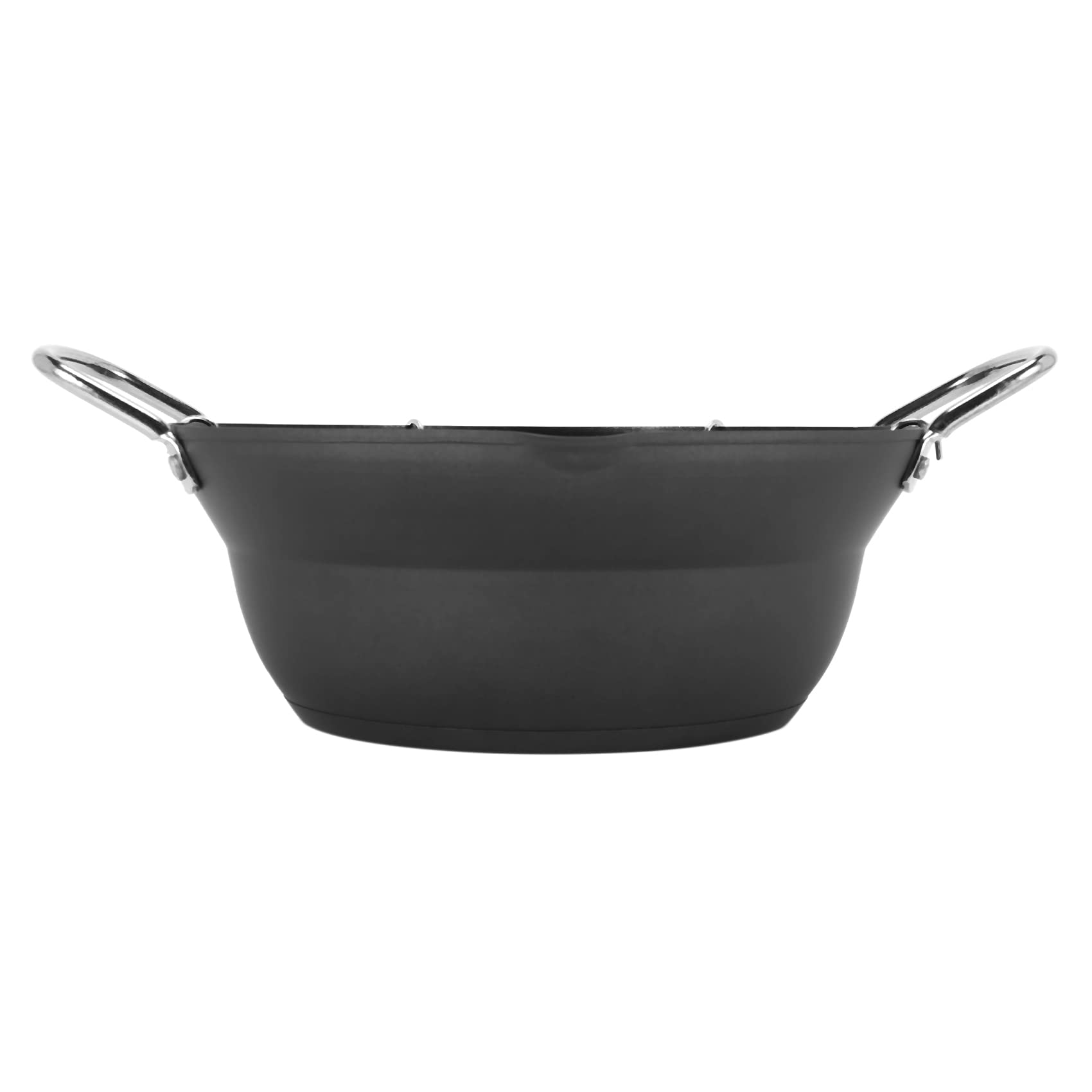 Lyzeous 20cm Easy Pour Non Stick Coating Tempura Fryer Pot with Oil Drainer Rack Japanese-Style Mini Deep Fry