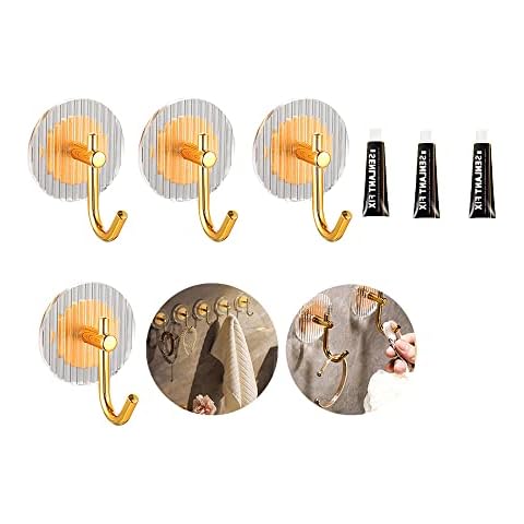 Ganchos Adhesivos Ollimy 4 Piezas para Baño y Cocina Cover