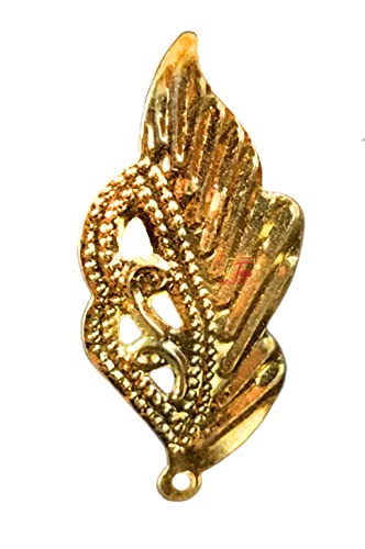 Image of Premium Golden Metal Charms Filigree Connectors for Craft and Jewellery Making Accessories DIY