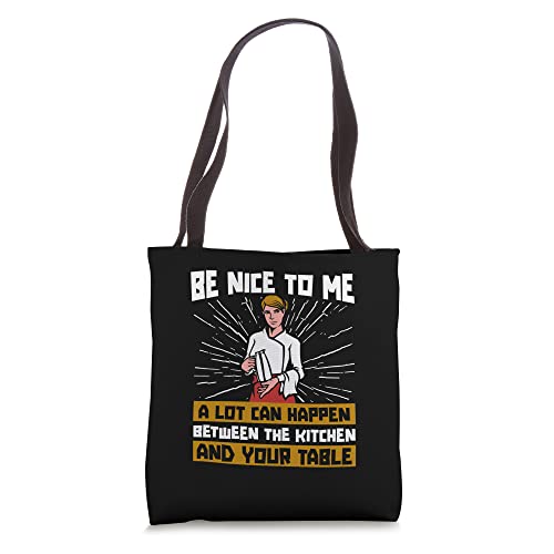 Bolso tipo tote Be Nice To Me para camarero o camarera de restaurante miniatura 1
