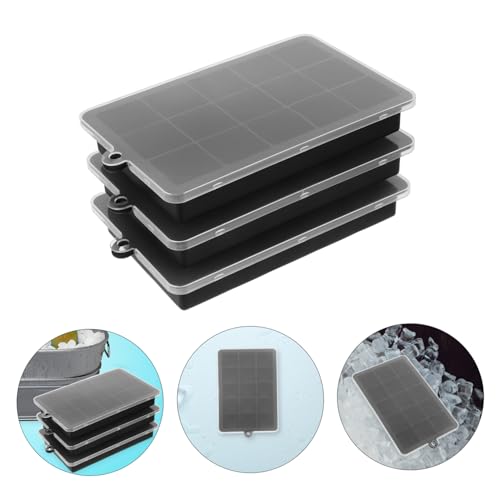 Bandeja de silicona para cubos de hielo con tapa 15 compartimentos miniatura 7