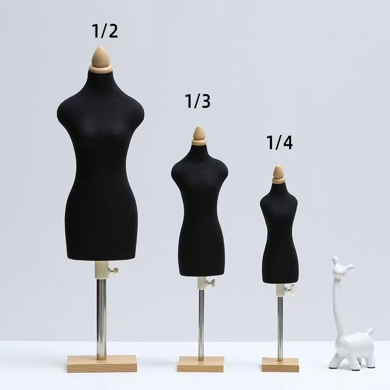 Amazon.co.jp: 衣類クロップドマネキン、木製ベース付きドレスフォーム