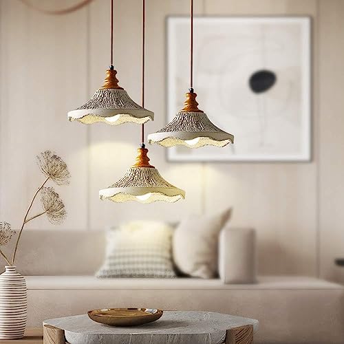 Lumière suspendue industrielle en béton pour cuisine et salon - 6