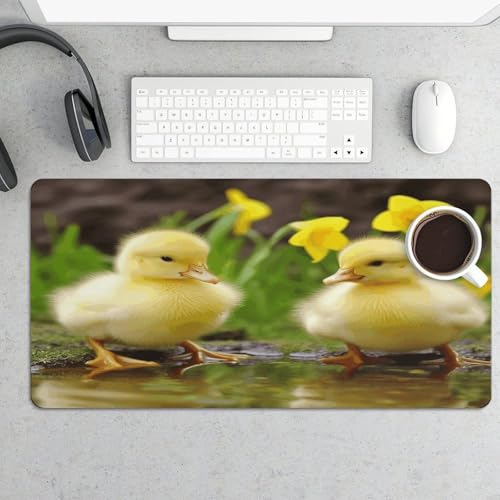 Cute Baby Ducks Desk Pad con base de caucho grande miniatura 5