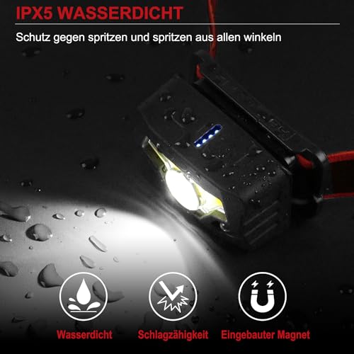 HEARMOR kask ochronny LED ABS budowlany kask dla dorosłych, certyfikat EN397 i EN12492, amortyzacja uderzeń, odporność na penetrację