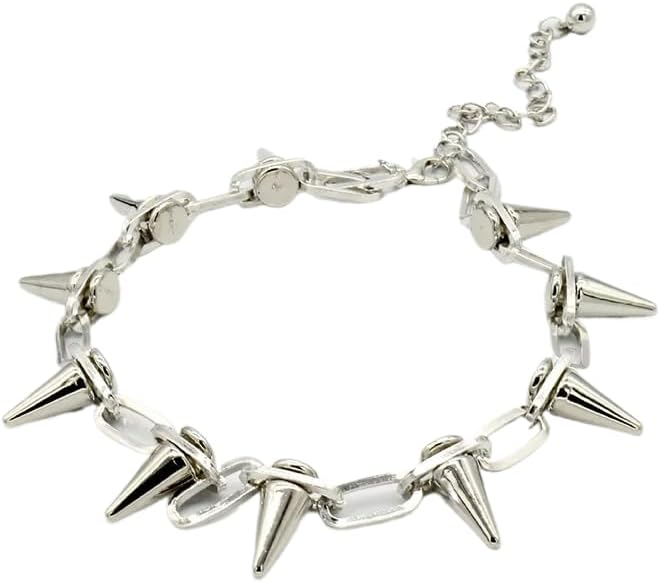925 Sterling Silver Heart Barbed Wire Necklace Bracelet For Men and Women - Barbwire Little Thorns Chain Choker Jewelry Gifts Barb Wine Necklace Hiphop Punk Little Thorns Chain Choker Bracelet