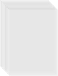 APAAZO FEP Film Transparent Release Film Sheet 280 * 200m Thickness 0.1mm High Transmittance Strength Compatible With Photon UV Resin 3D Printer (Color : 10pcs)