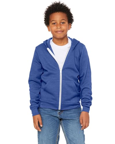 BELLA + CANVAS - Youth Sponge Fleece Full-Zip Hoodie - 3739Y