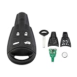433MHz Keyless Entry Remote for SAAB 9-3 9-5 2003-2010 Key Fob With Uncut Blade 4 Button