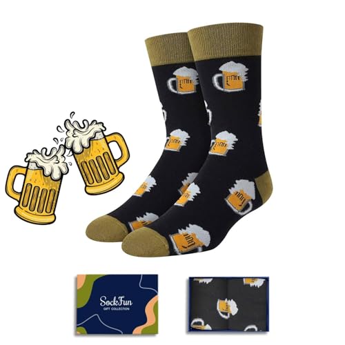 Food Drink Gifts for Men - Pizza Taco Beer Socks, Taco Pizza Gifts for Teens