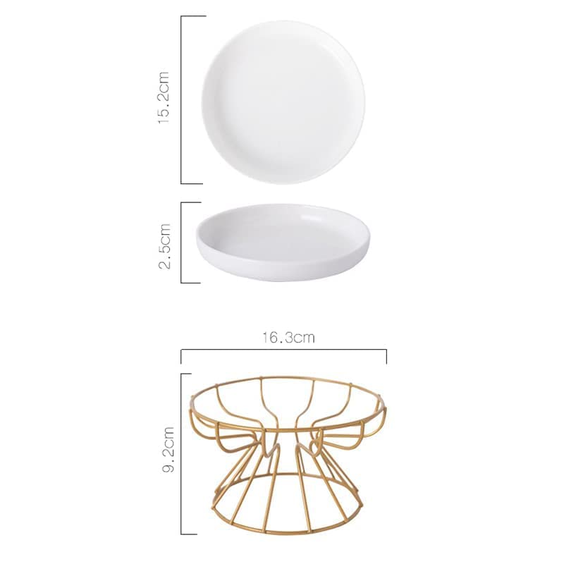 Keramik-Katzenfutternapf Set – 3 Schalen, Anti-Schnurrhaar-Design, Rutschfeste Silikonbasis, 15 Cm Breit