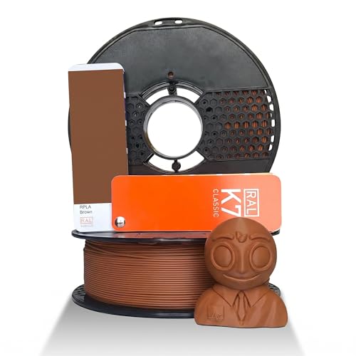 Image of NFIL3D 1KG Net Rpla Brown 3D Printer Filament | Filaments for 3D Printer| 1.75mm| Accuracy - + /- 0.015mm | 1000g 3D Filament, 250g Spool & 350g Packaging Weight (Total Weight 1.6KG)