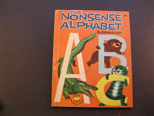 The Nonsense Alphabet of Edward Lear B0007C9MS2 Book Cover