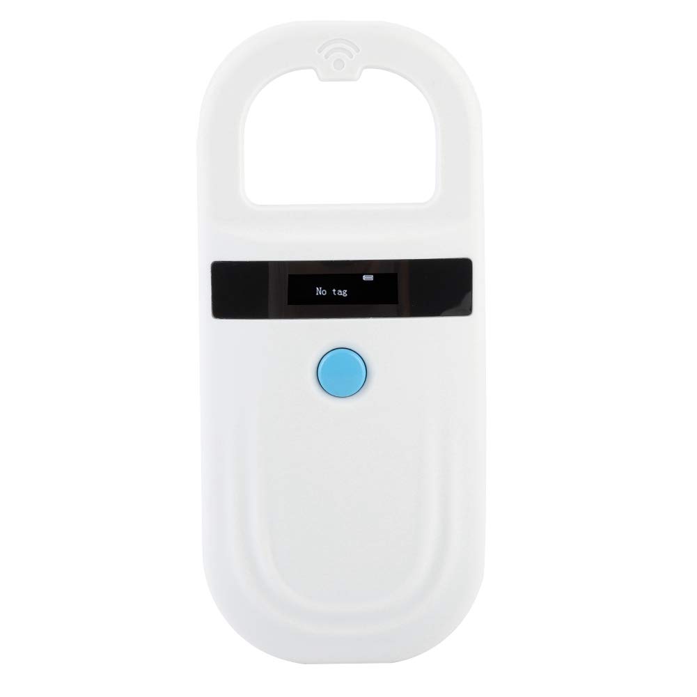 Scanner Pet Tag, Lettore Portatile Ricaricabile per Chip Animali, Gestione Animali e Risorse