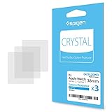 Spigen Crystal Clear 38 mm Apple Watch series 2 / Apple Watch series 1 Screen Protector with Crystal Film 3 Pack for Apple Watch 38mm series 2 / Apple watch 38mm series 1