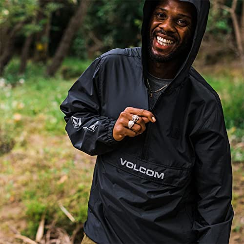 Image of Volcom Men's Earth Tripper Half Zip Packable Windbreaker Jacket