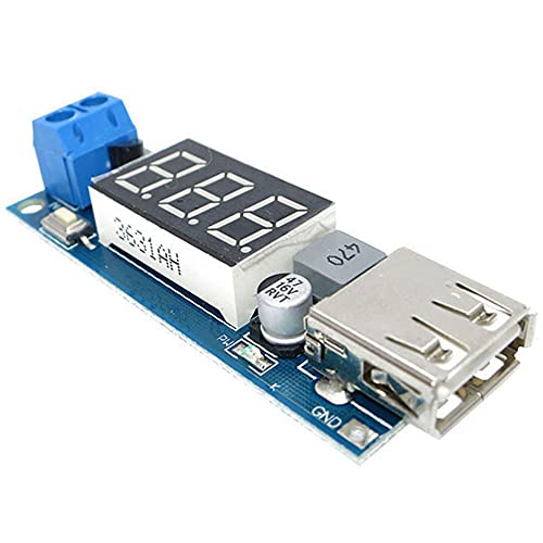 Rasbee USB`[W DC-DC 6.5-40V To 5V 2A DCDC ~^ϊdv obNRo[^ LEDdvfBXvCt 5V ~dM[^ dW[