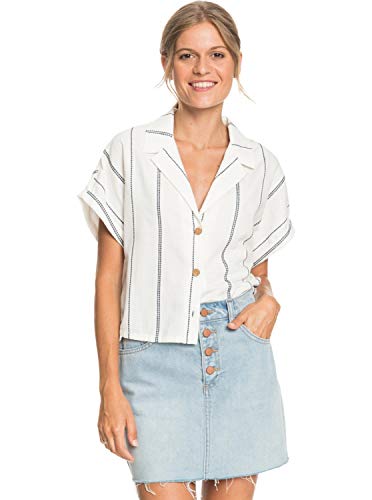 Roxy Winter Catcher - Chemise Manches Courtes - Femme - S - Blanc