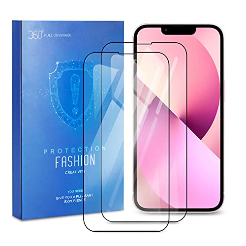 Qoosea Compatiable with iPhone 13 Mini 5.4 Screen Protector Full Coverage Tempered Glass Screen Protector for iPhone Mini 5.4â€ [High Definition] [Ultra Clear] [Edge to Edge] [Easy Installation]