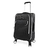 BEBE Carissa 21 Expandable Spinner Carry-on Carry-On Luggage, Bebe Tossed Black