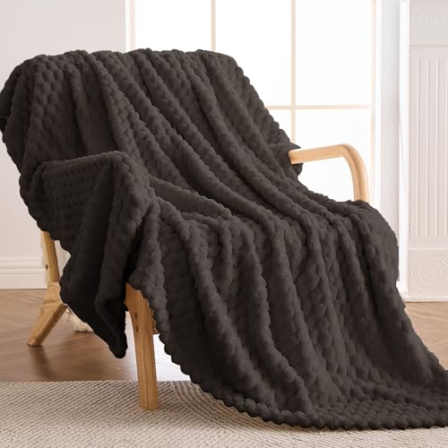 Vielit Kuscheldecke Flauschig 150x200 cm – Ultraweiche Fleecedecke für Couch und Sofa, Warme Wohn- und Kuscheldecke, Leichte Sofadecke, Gemütliche Couchdecke, Atmungsaktiv und Leicht zu pflegen Decke Braun