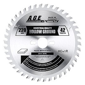 A.G.E MD12-607-30 Hollow Ground 12"X60t 30mm Bor