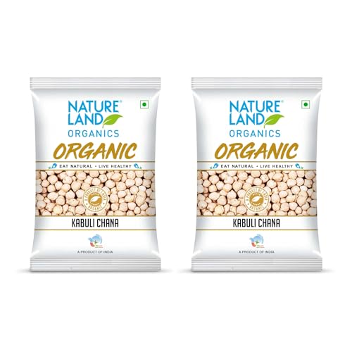 Image of Natureland Organics Kabuli Chana /White Chana /Chole 500 Gm (pack of 2)